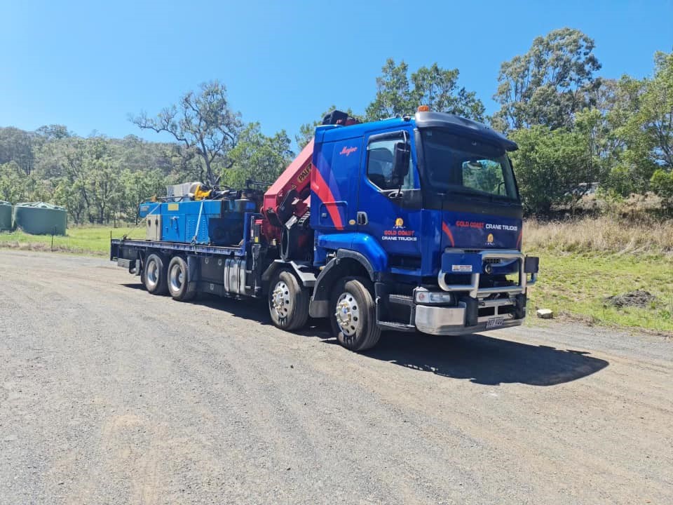 Jobs Done With Crane Truck Hire and Truck Transport in Gold Coast and