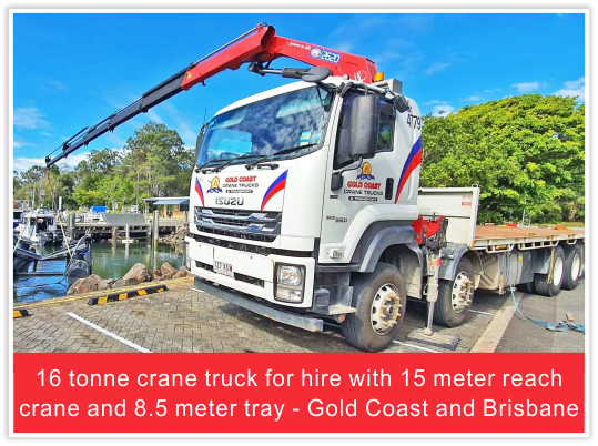 16 Tonne Crane Truck for Hire