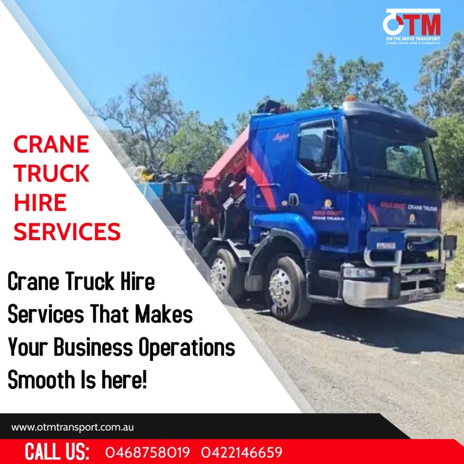 Crane Truck Hire Services