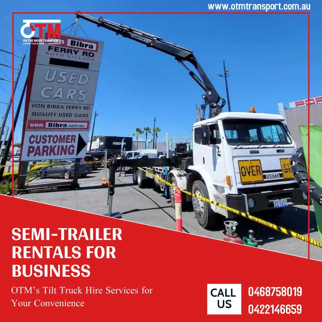 Semi Crane Truck Hire