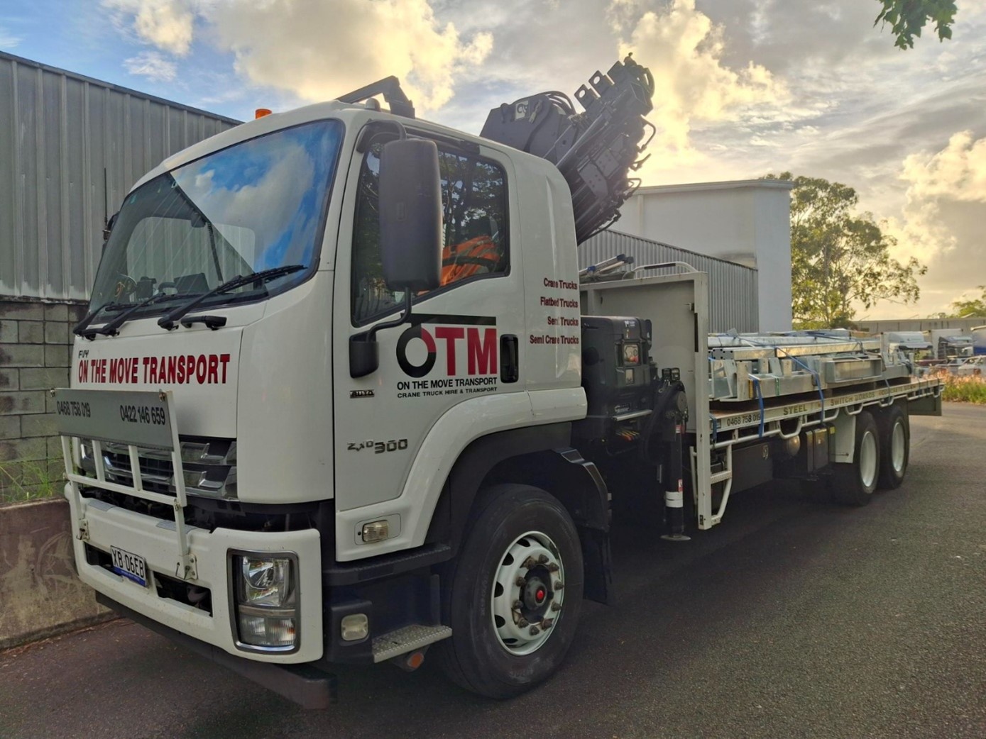 Semi Crane Truck Hire